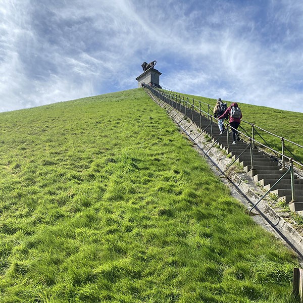 The Big Deal about Waterloo, Napoleon and the Butte du Lion Waterloo 12