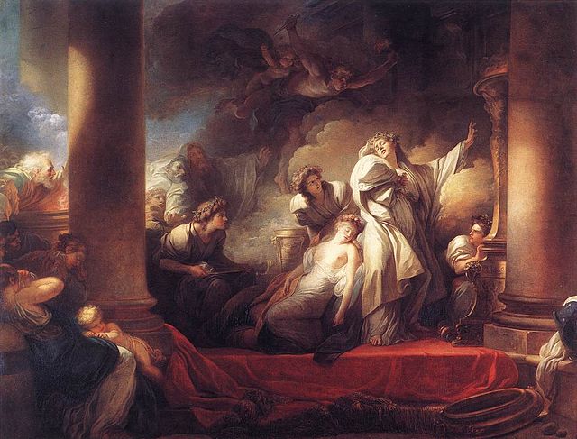 Fragonard Coresus Sacrificing Himselt To Save Callirhoe 1