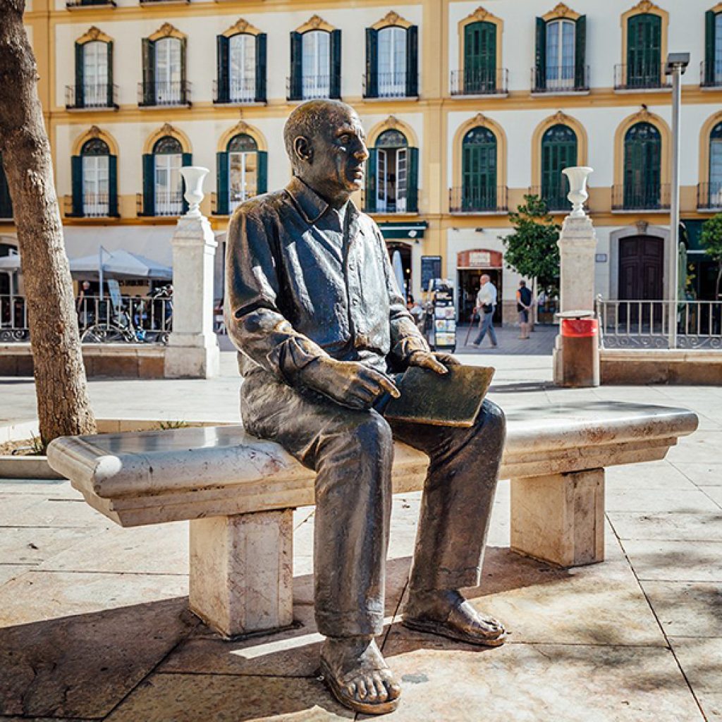 Pablo Picasso Statue In Malaga Spain C 1024x1024