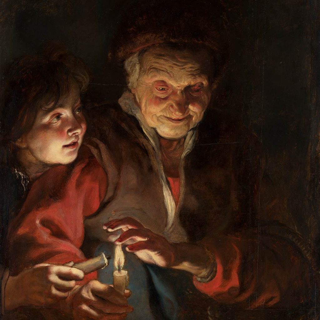 Peter Paul Rubens Oude Vrouw En Jongen Met Kaarsen Mh1150 Mauritshuis 1024x1024
