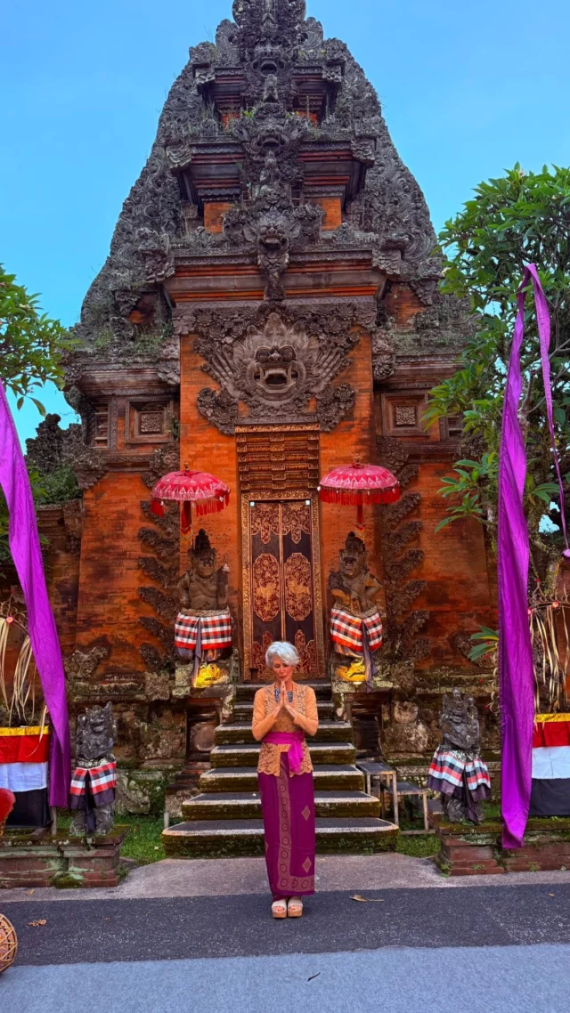 Once upon a time, in the royal palace of Ubud, Bali…I had dinner and met the prince.