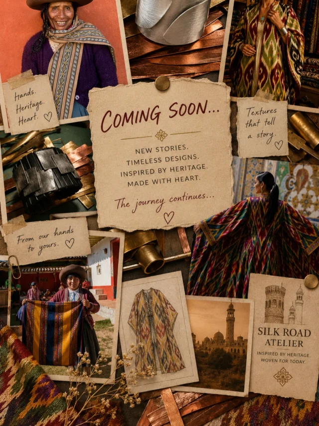 Today looked a little like this…

Textiles. Metal. Markets. Makers. Miles traveled.

We’ve been quietly building something beautiful behind the scenes.

Stay close. New stories are coming soon.

#CollectedAbroad #BehindTheScenes #ComingSoon